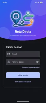 Route Finder 0.1-welcome screen