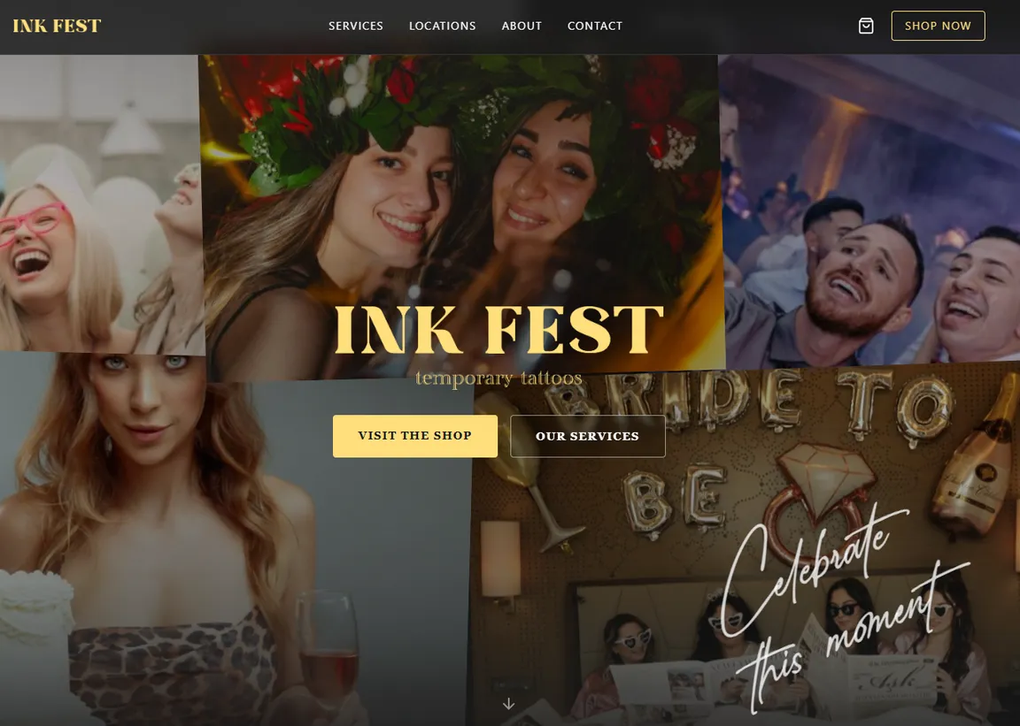inkfest.pt website preview